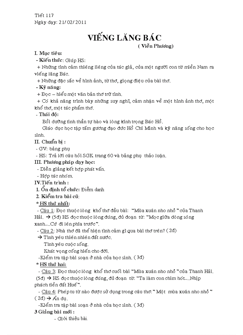 image for page Tiết 117 Viếng lăng Bác 1