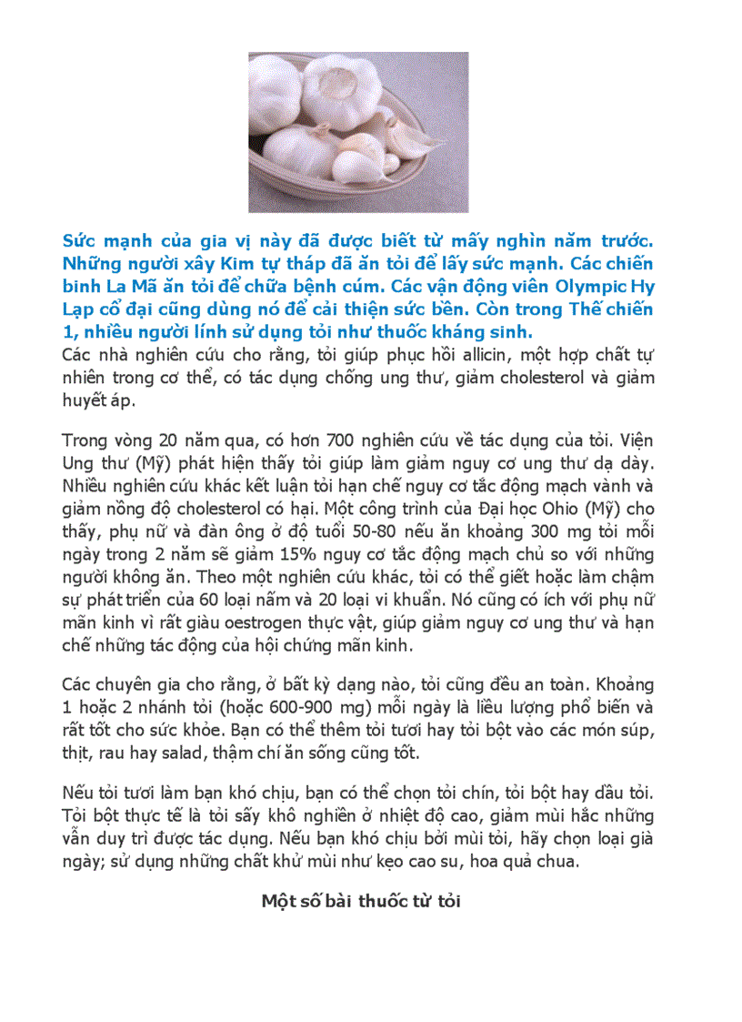 image for page Tỏi chữa bệnh