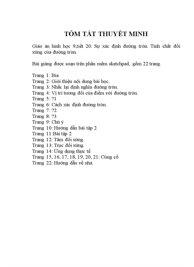 image for page Tóm tắt văn bản thuyết minh