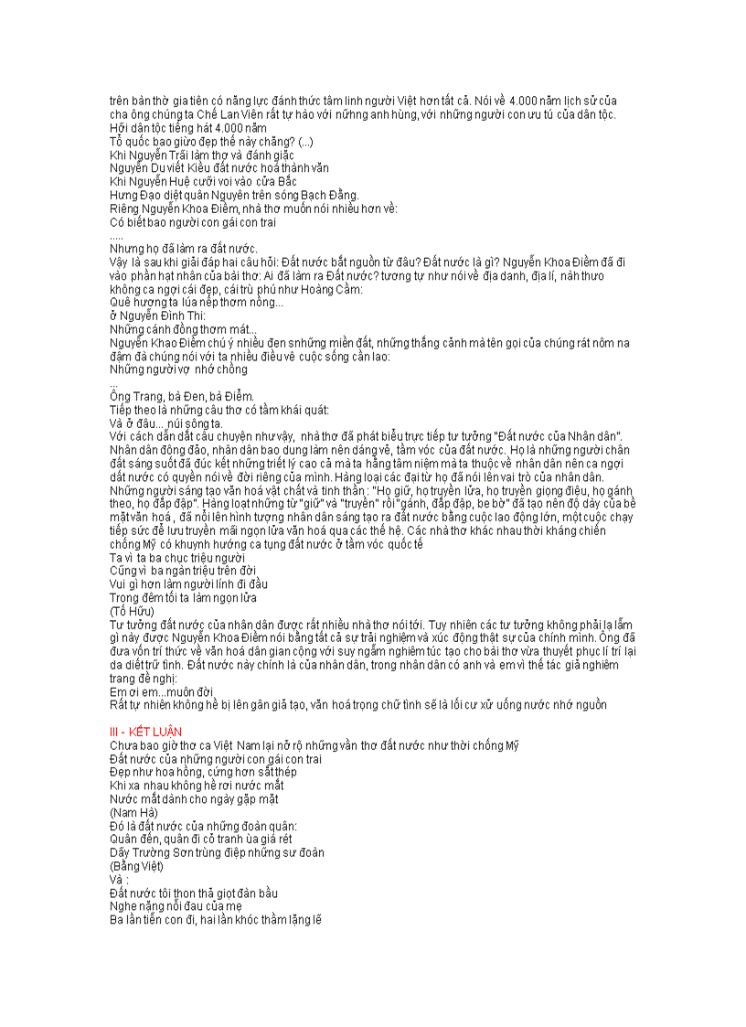 image for page Tổng hợp các bài viết về bài thơ ĐẤT NƯỚC