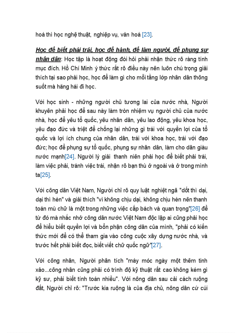 image for page Tư tưởng hồ chí minh về học tập suốt đời