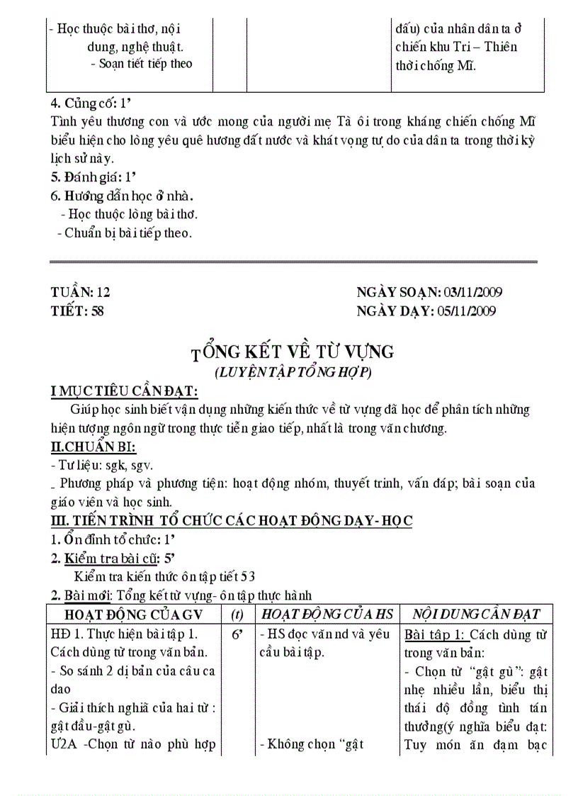 image for page Tuần 12 4 cột