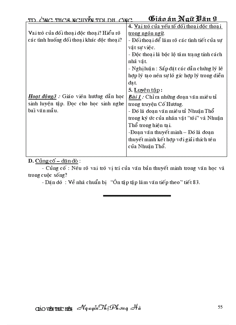 image for page Tuần 17 ngữ văn 9 2 cột