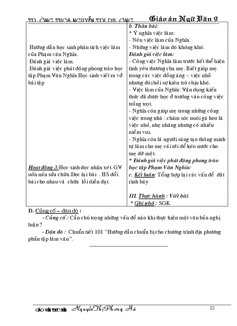 image for page Tuần 21 ngữ văn 9 2 cột