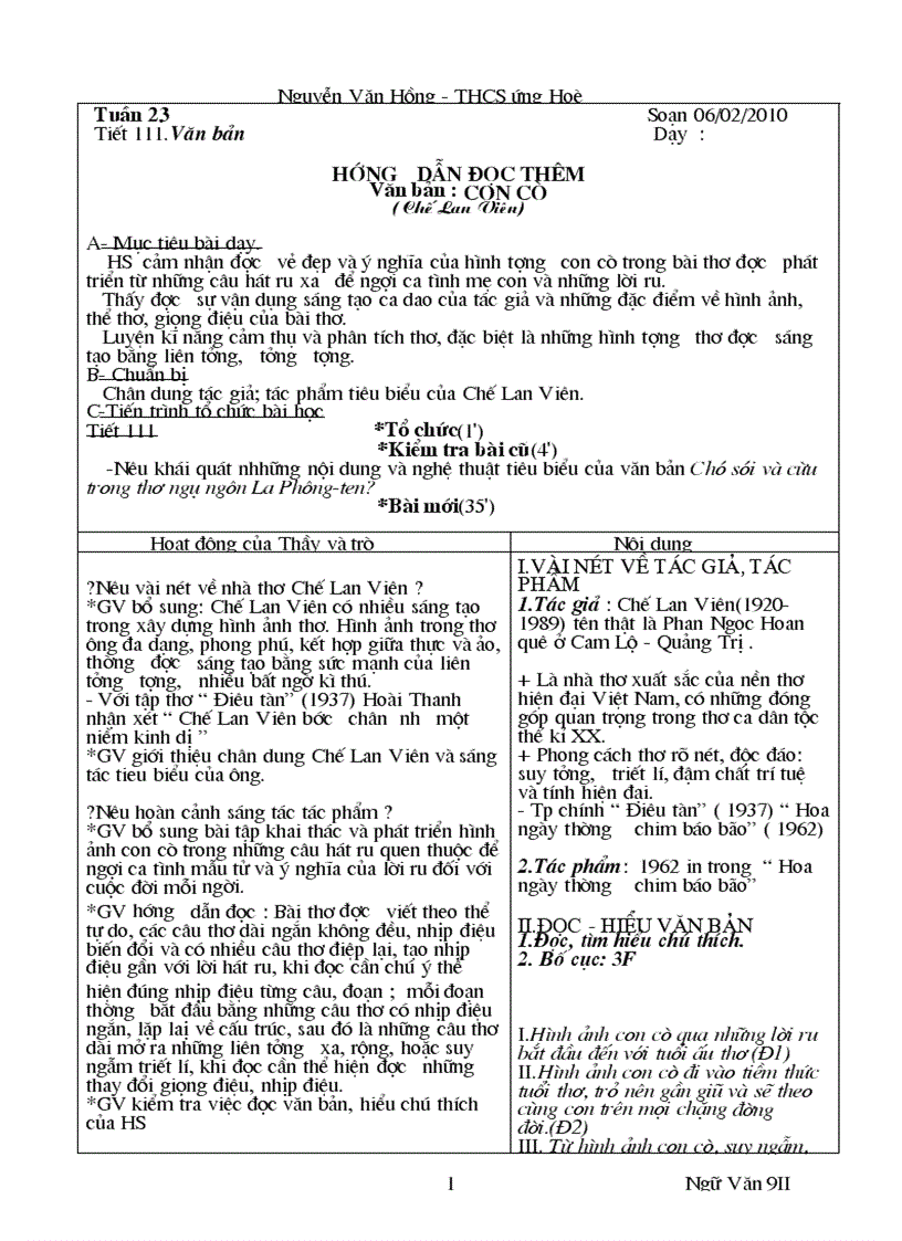 image for page Tuần 23 Văn 9