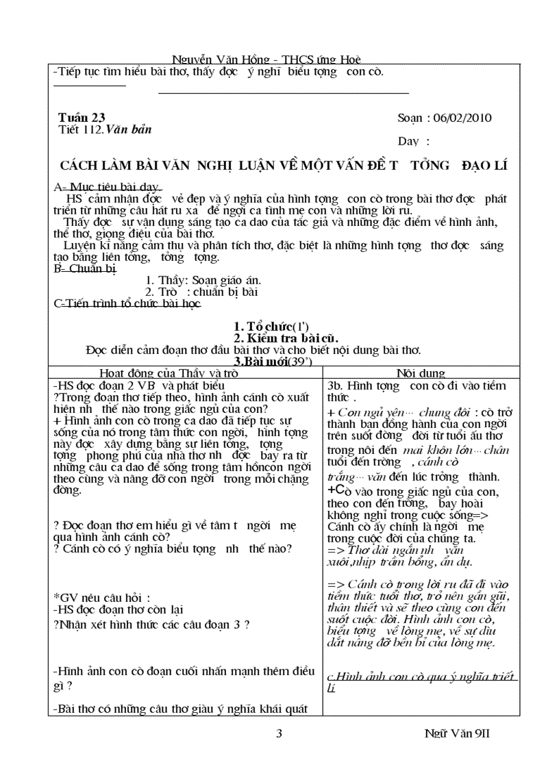 image for page Tuần 23 Văn 9