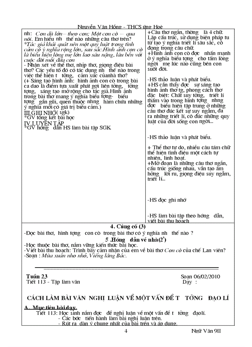 image for page Tuần 23 Văn 9