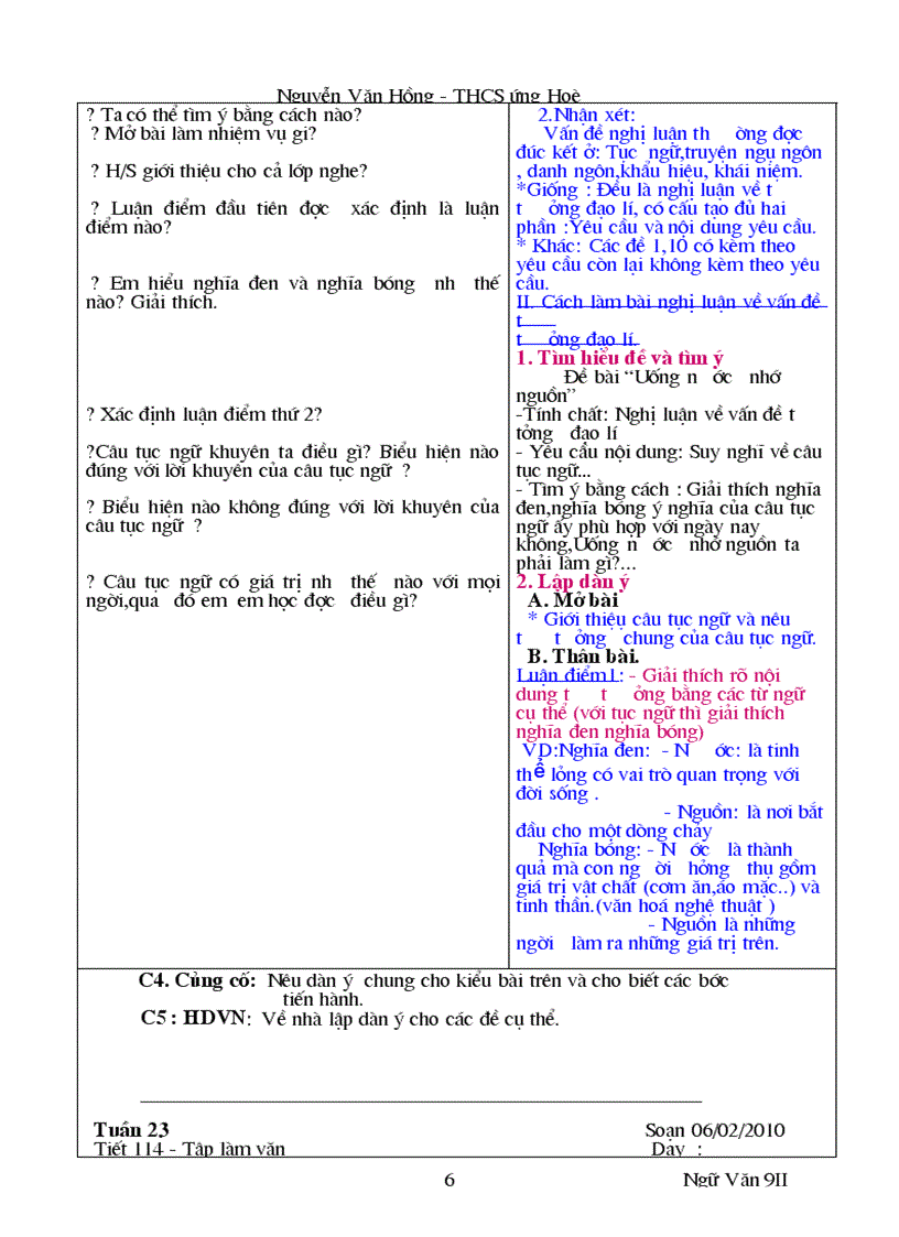 image for page Tuần 23 Văn 9