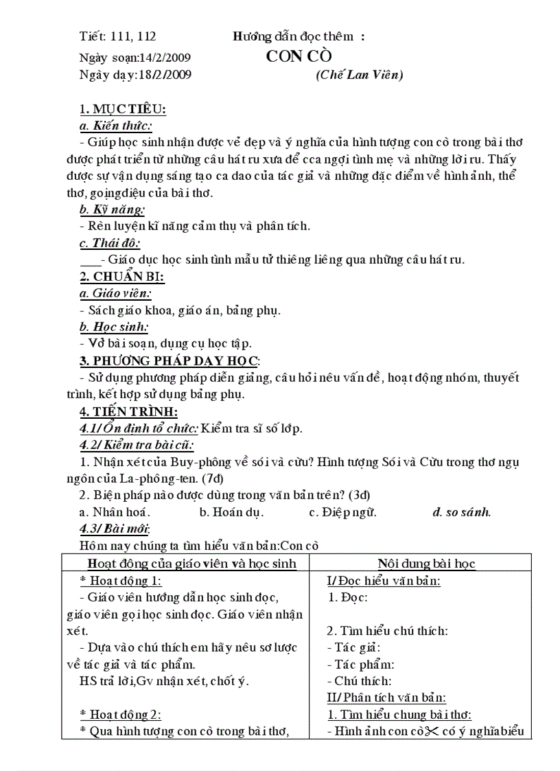 image for page Tuần 24 ngữ văn 9 2 cột