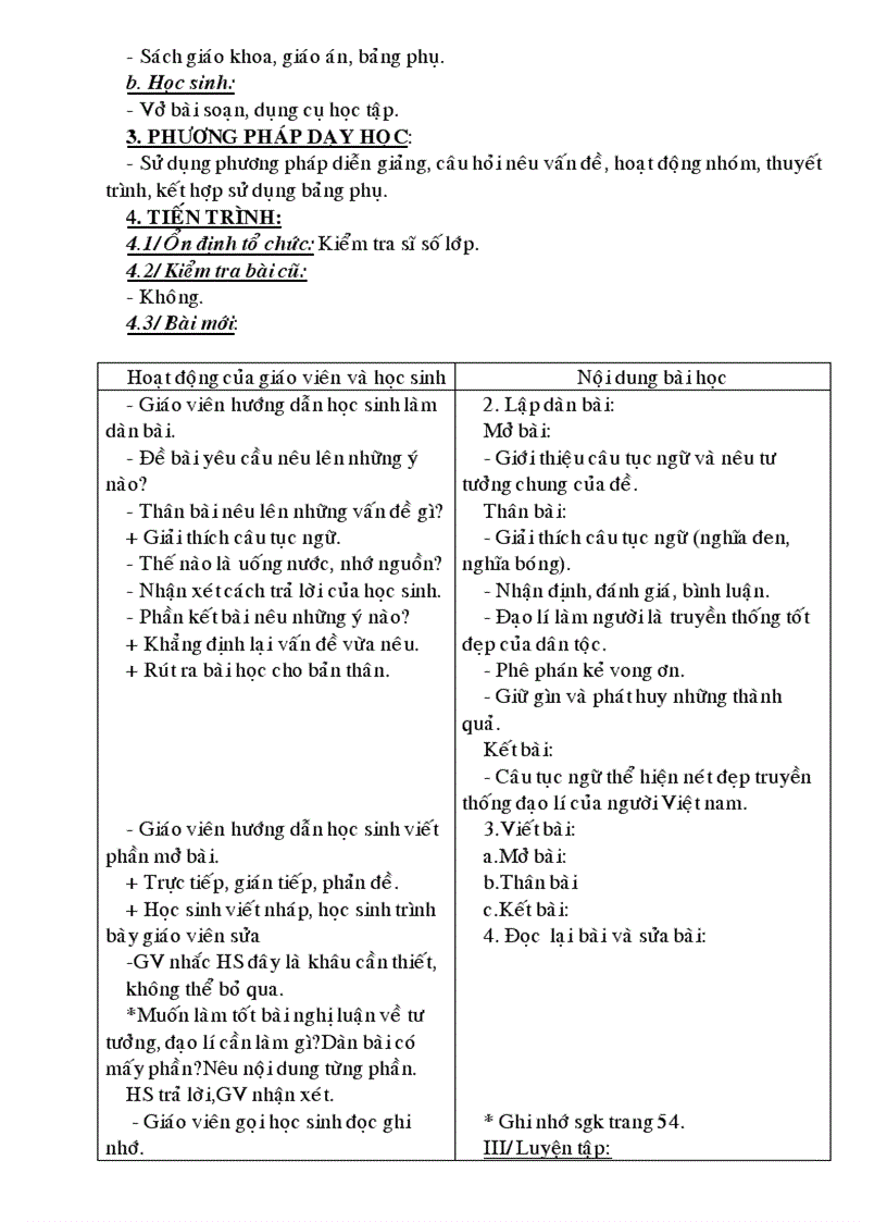 image for page Tuần 24 ngữ văn 9 2 cột