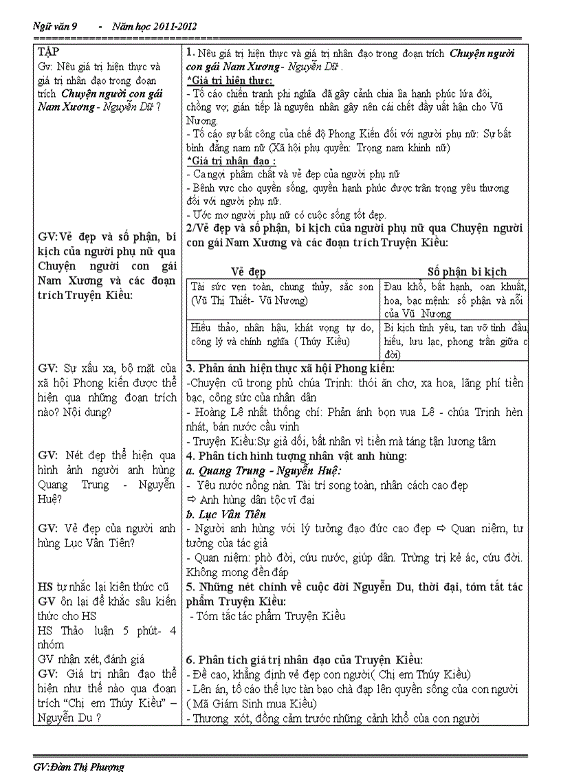 image for page Tuần 9 Ngữ văn 9 Chuẩn KTKN