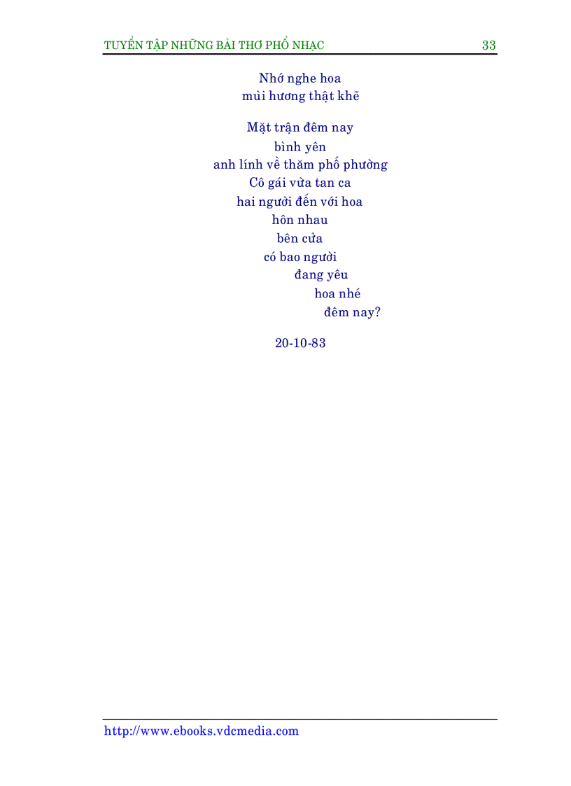 image for page Tuyển tập những bài thơ được phổ nhạc