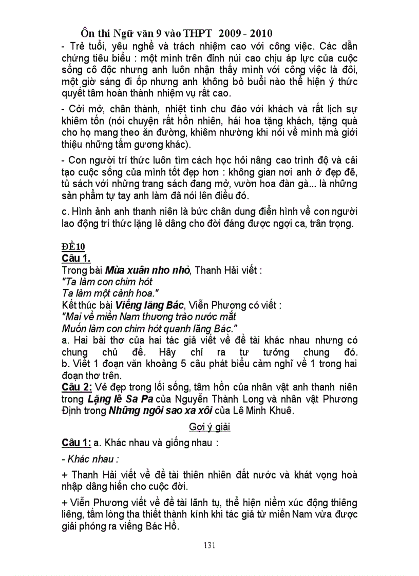 image for page Van 9 On luyen vao lop 10 PTTH