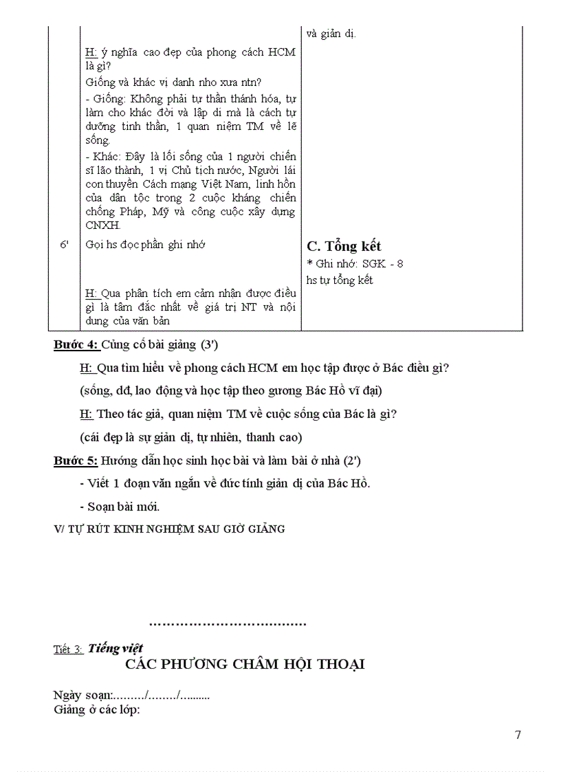 image for page Văn 9 soạn theo các bước quy định của SGD Cao Bằng