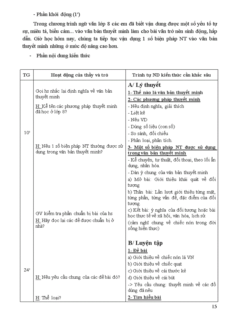 image for page Văn 9 soạn theo các bước quy định của SGD Cao Bằng