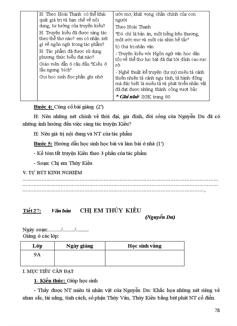 image for page Văn 9 soạn theo các bước quy định của SGD Cao Bằng