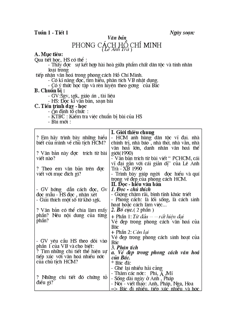 image for page Văn 9 Tuần 1 09 10