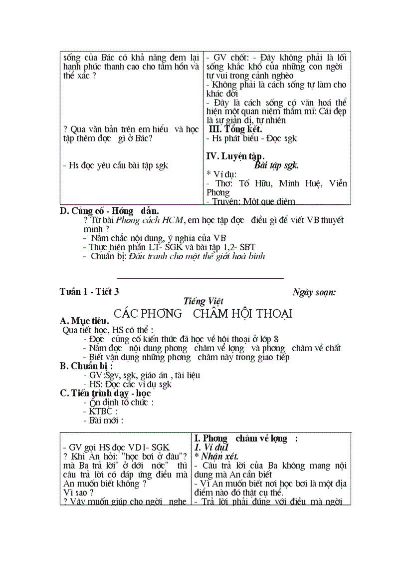 image for page Văn 9 Tuần 1 09 10