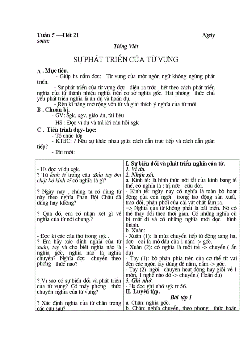 image for page Văn 9 Tuần 5 09 10