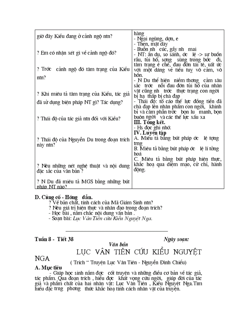 image for page Văn 9 Tuần 8 09 10