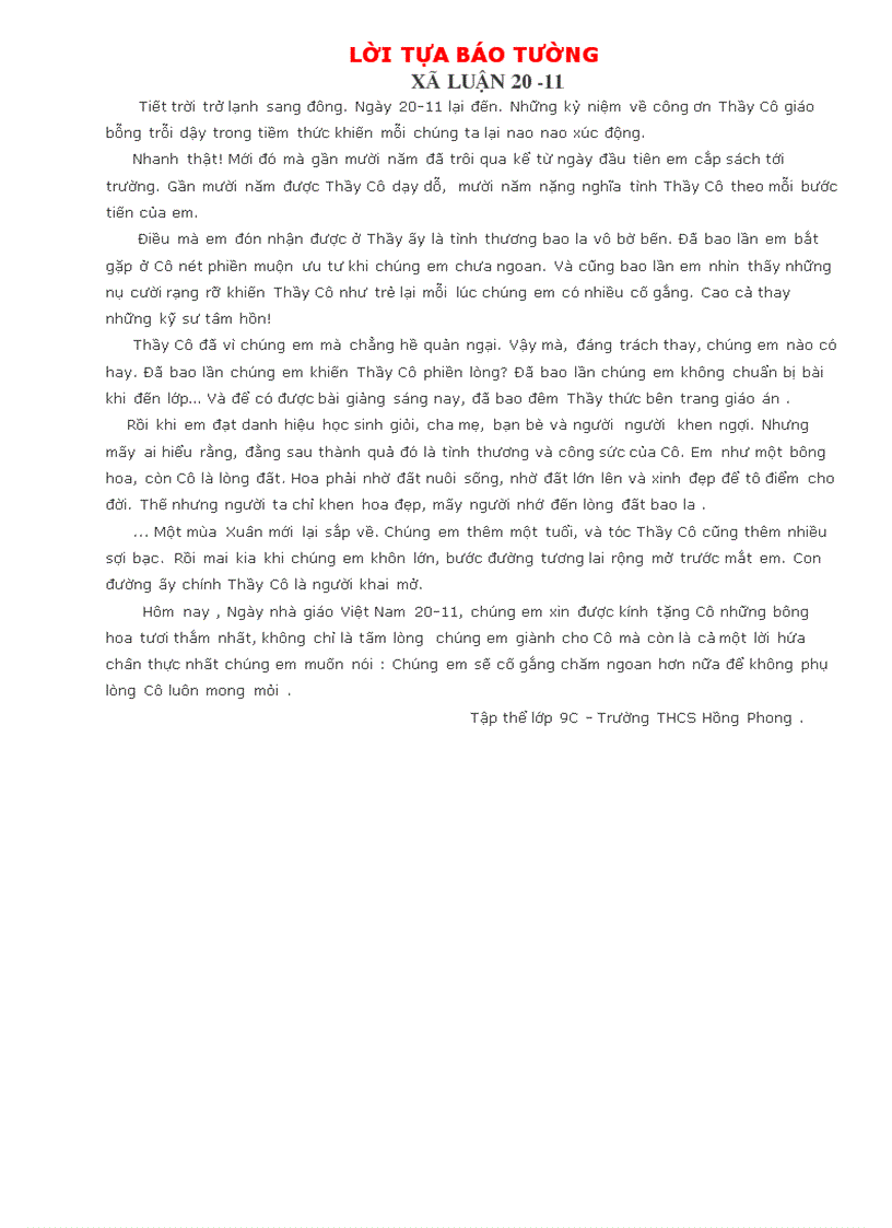 image for page Xã luận 20 11