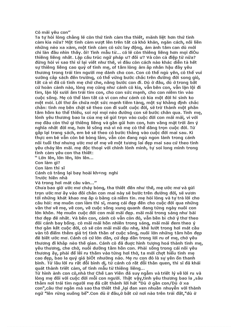 image for page Xoay quanh tác phẩm Con cò của CLV Lớp 9