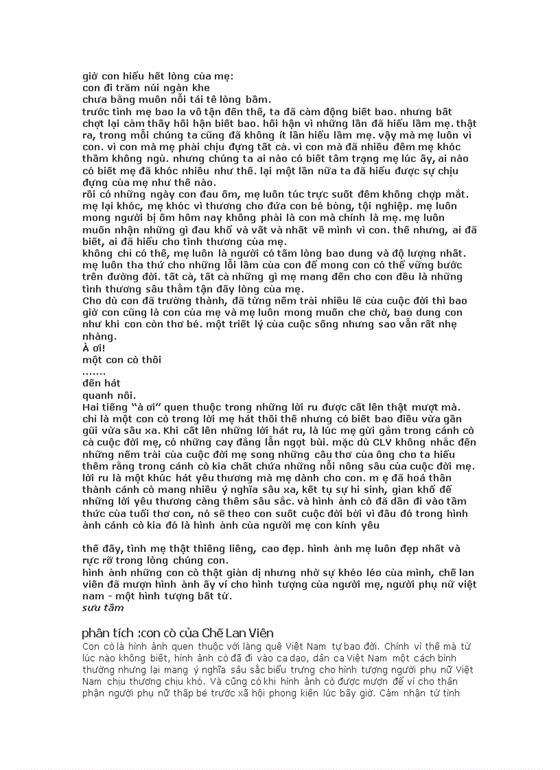 image for page Xoay quanh tác phẩm Con cò của CLV Lớp 9