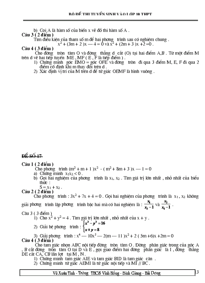 image for page Ôn thi vào THPT 1