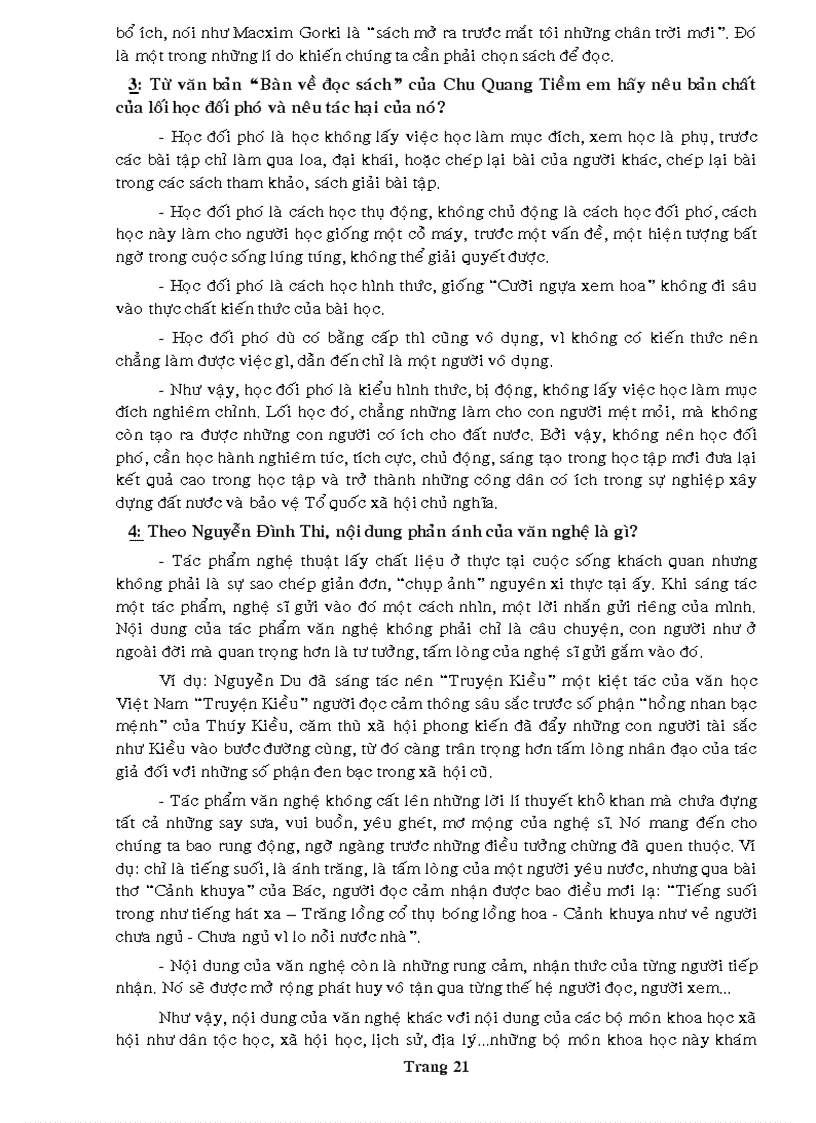 image for page Đề cương ôn tập Văn 9 HKII 1