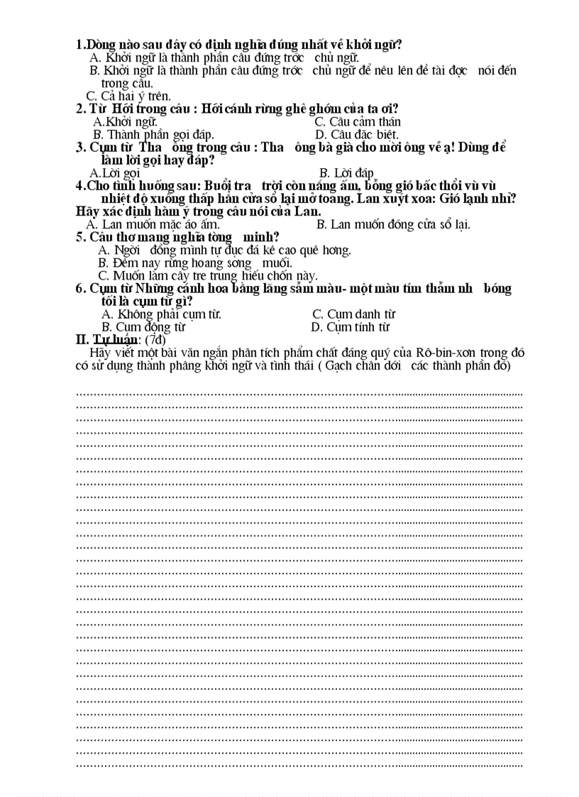 image for page Đề kiểm tra 1 tiết 1