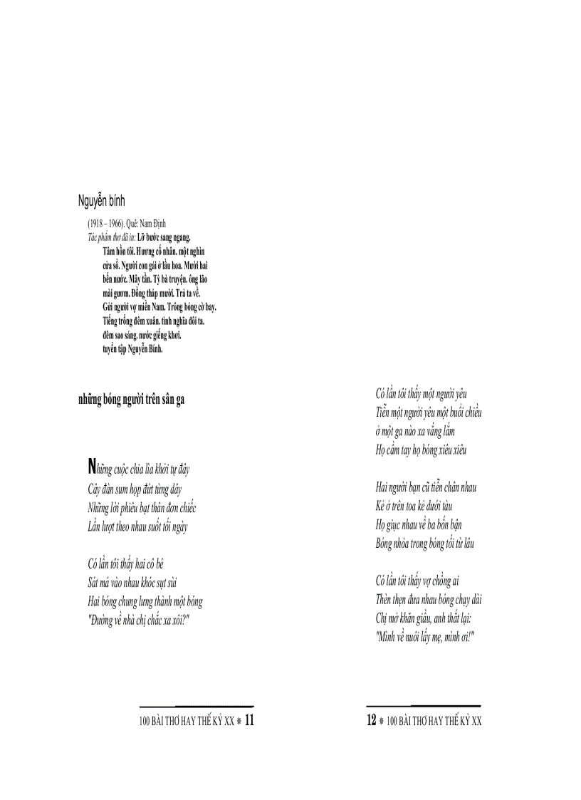 image for page 100 bài thơ hay thế kỷ 20