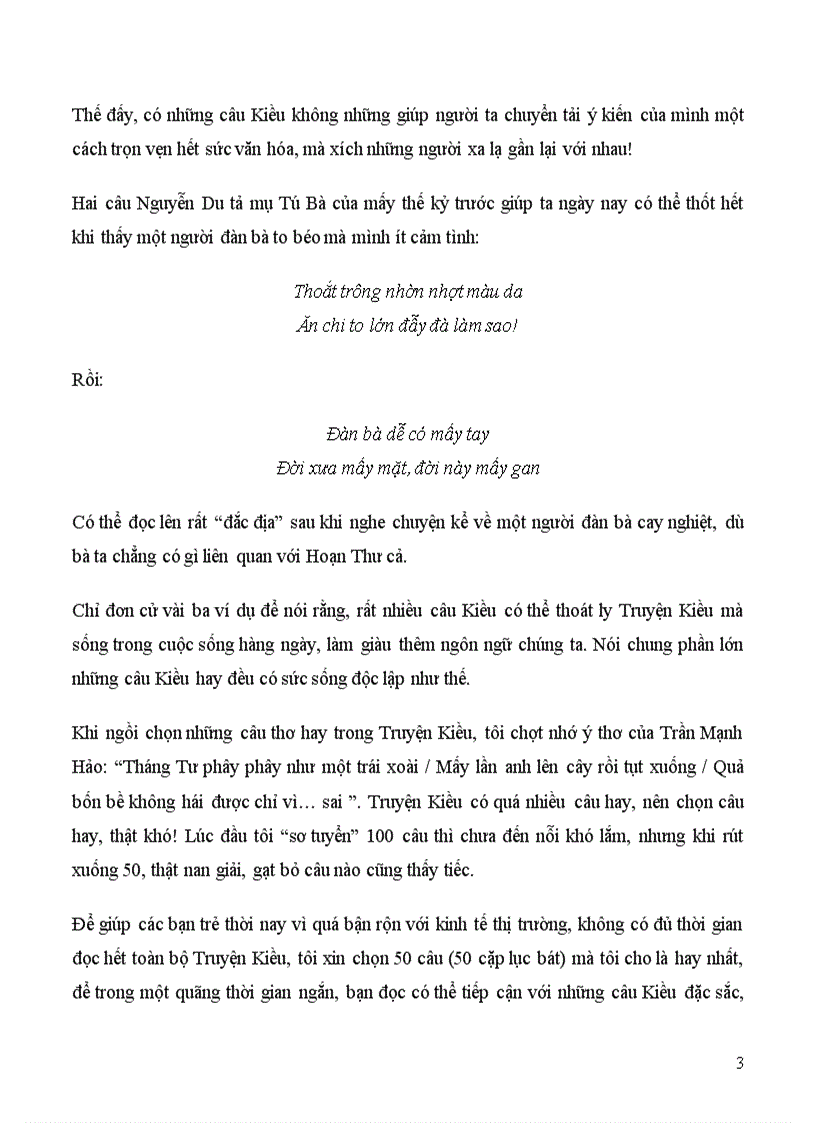 image for page 50 câu Kiều hay nhất