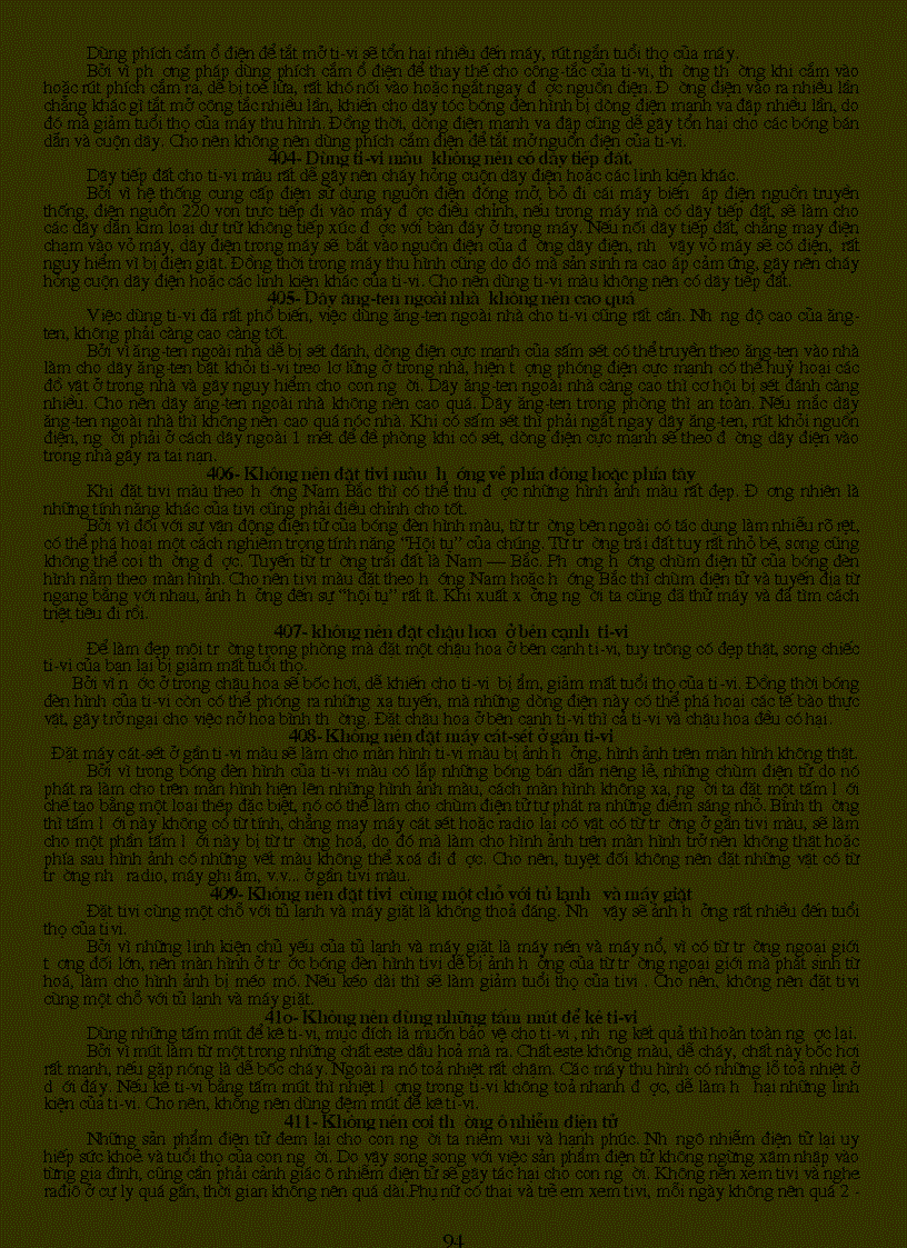 image for page 500 điều cấm kỵ trong cuộc sống