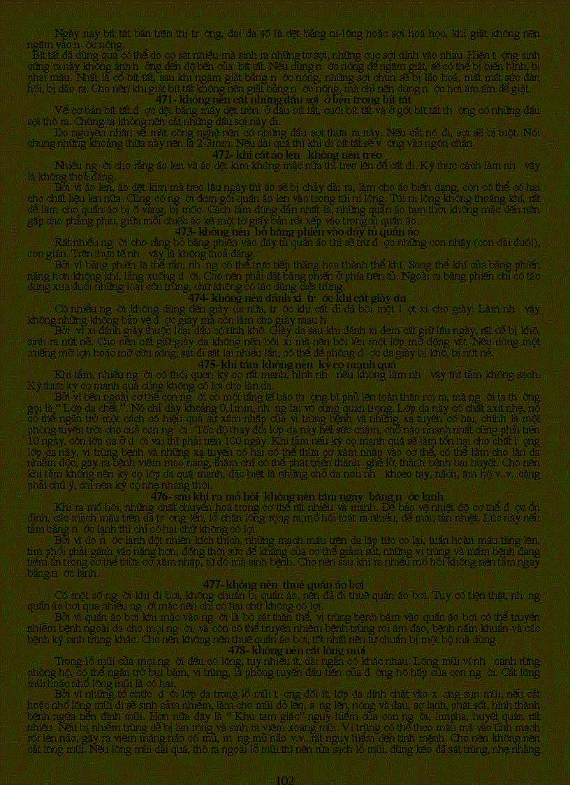 image for page 500 điều cấm kỵ trong cuộc sống