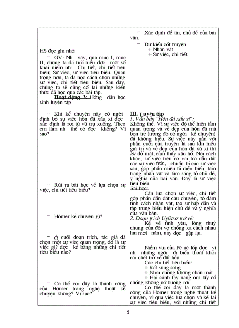 image for page Chon su viec chi tiet tieu bieu trong bai van tu su