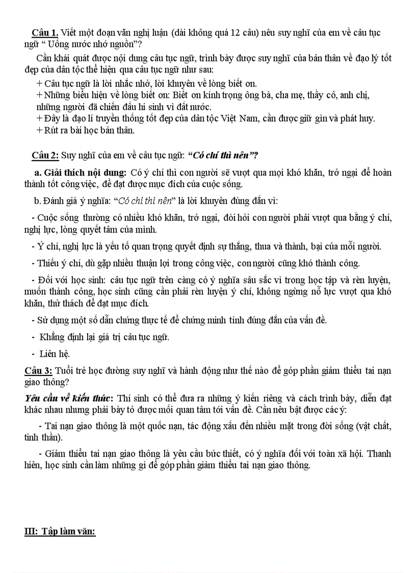 image for page Đề cương ôn tập ngư văn 10 hki