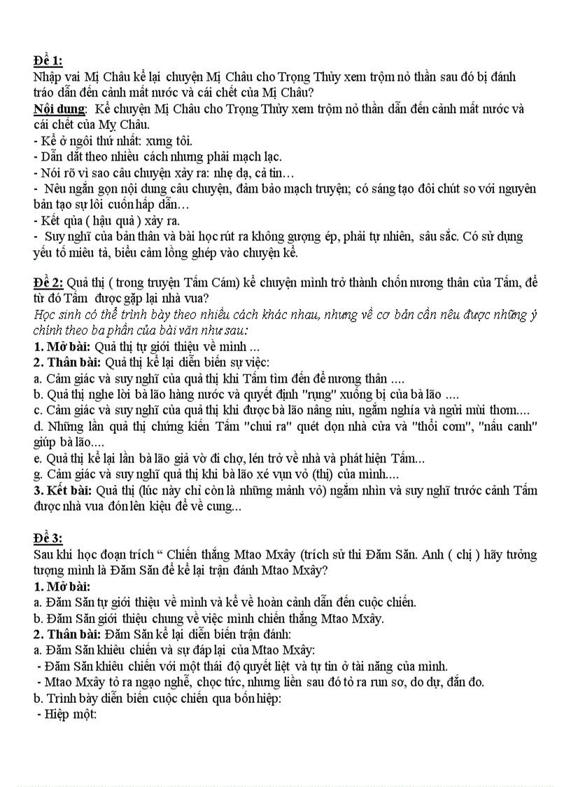 image for page Đề cương ôn tập ngư văn 10 hki