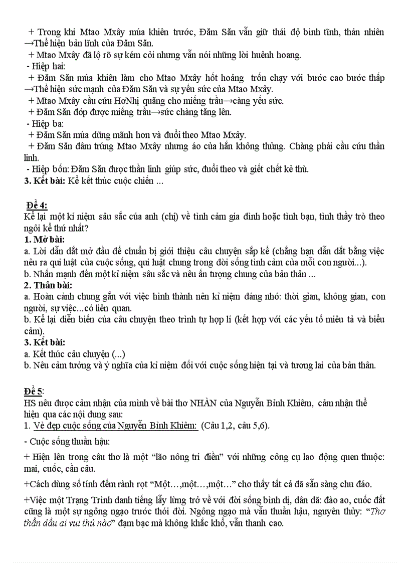 image for page Đề cương ôn tập ngư văn 10 hki