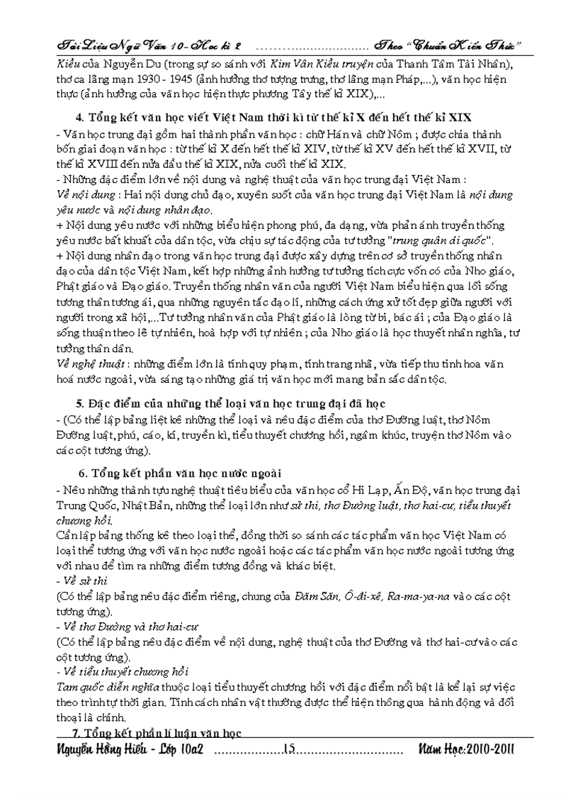 image for page Đề cương ôn thi hkII khối 10