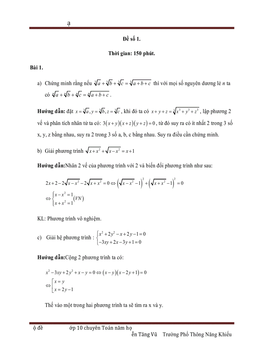 image for page De thi vao 10 chuyen toan