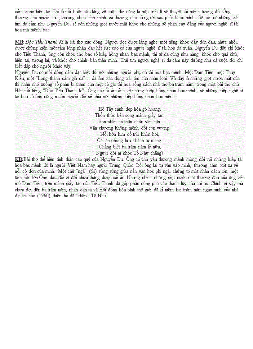 image for page Độc tiểu thanh kí nguyễn du