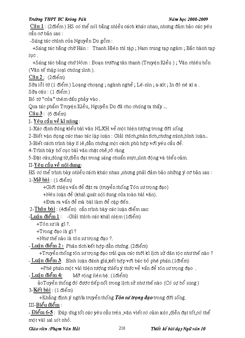 image for page Giáo án 10 chuẩn trọn bộ