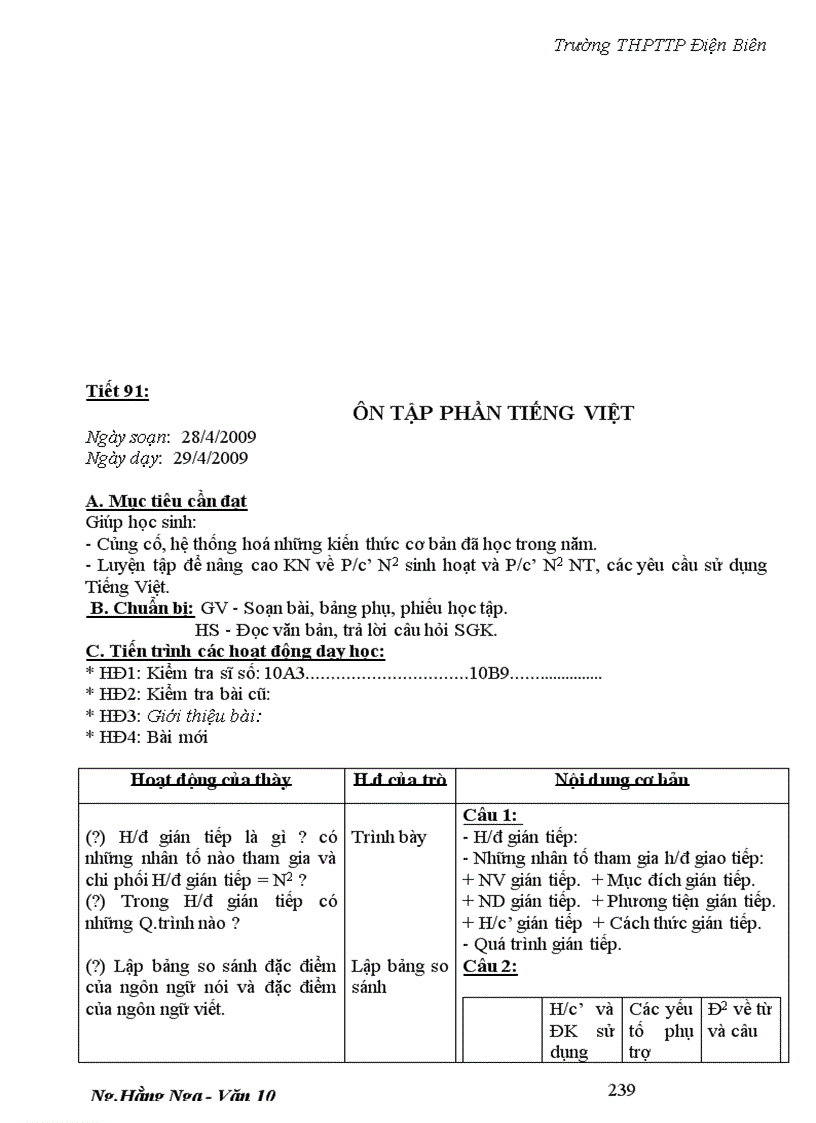 image for page Giao an 10 co ban