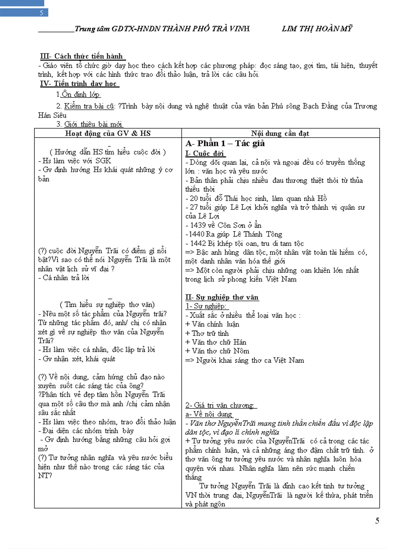 image for page Giáo án 10 hệ gdtx hkii