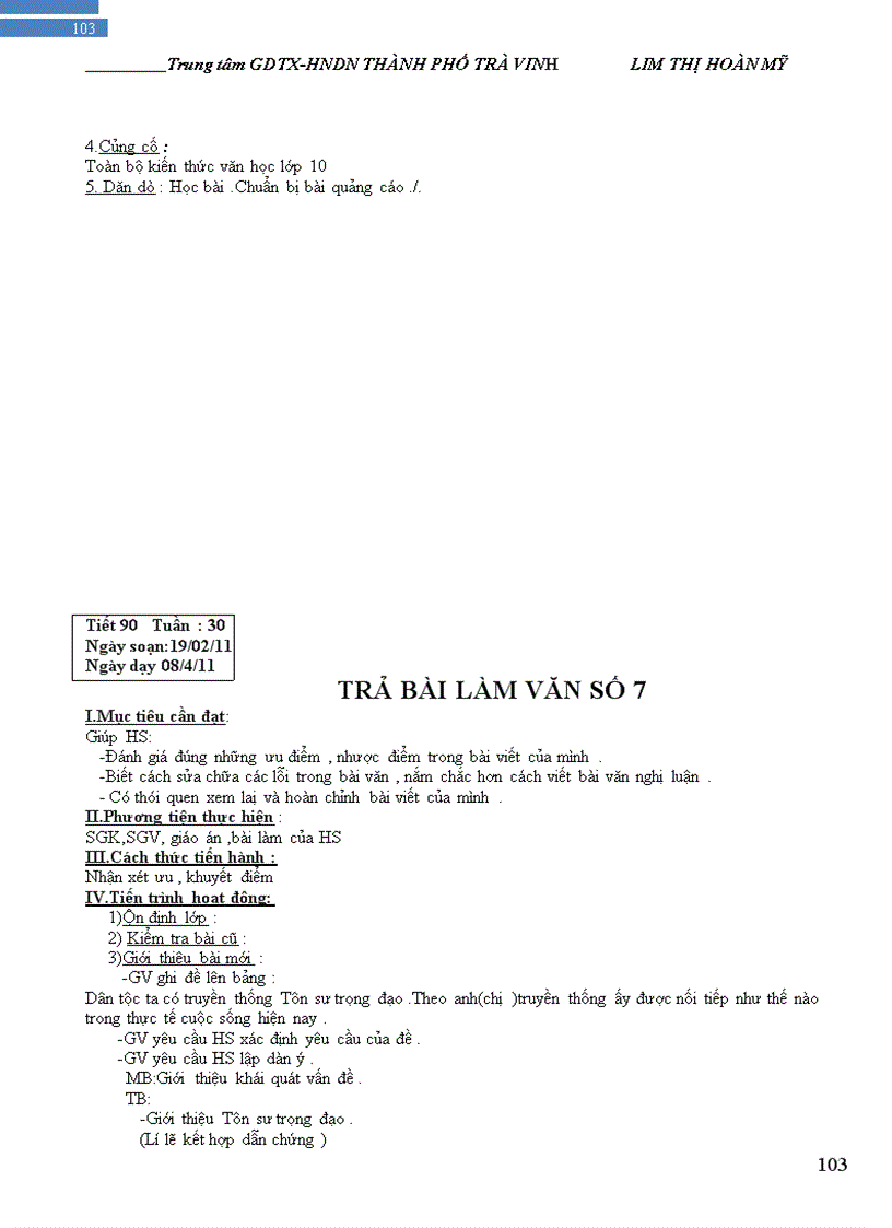 image for page Giáo án 10 hệ gdtx hkii