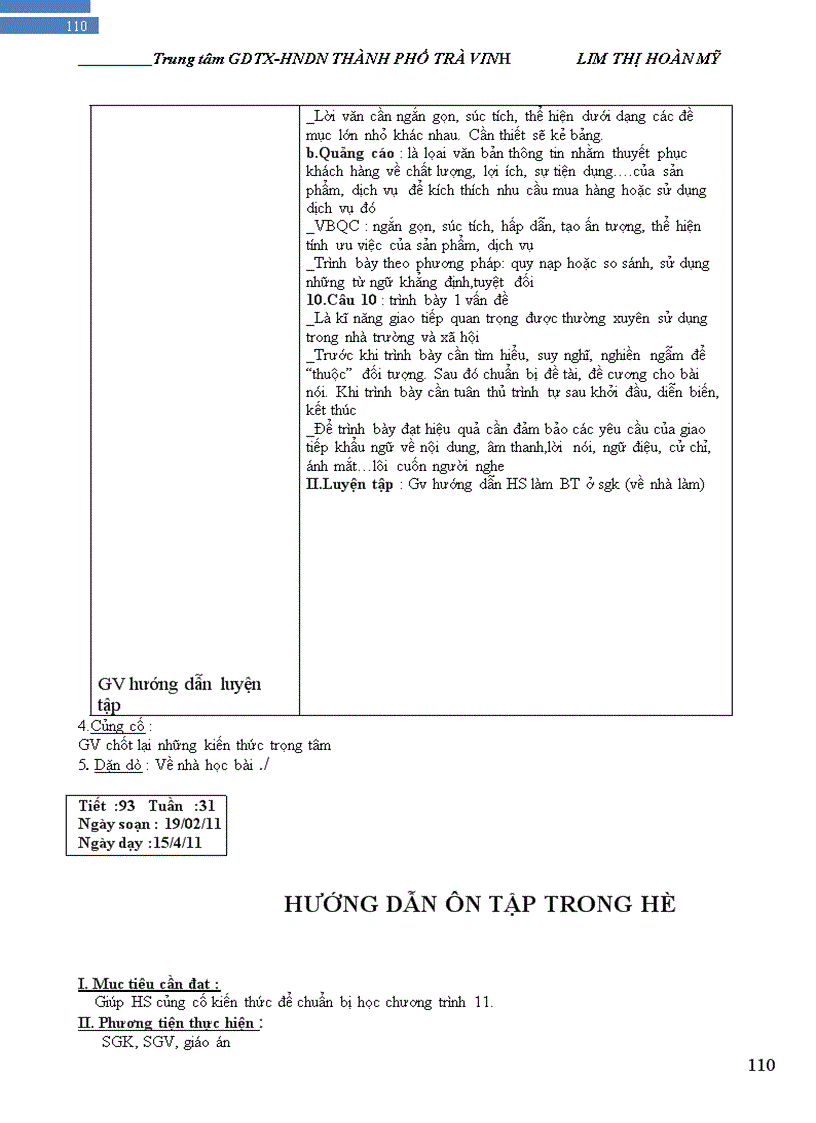 image for page Giáo án 10 hệ gdtx hkii