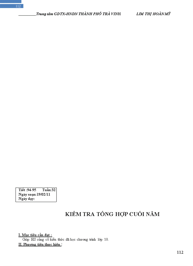 image for page Giáo án 10 hệ gdtx hkii