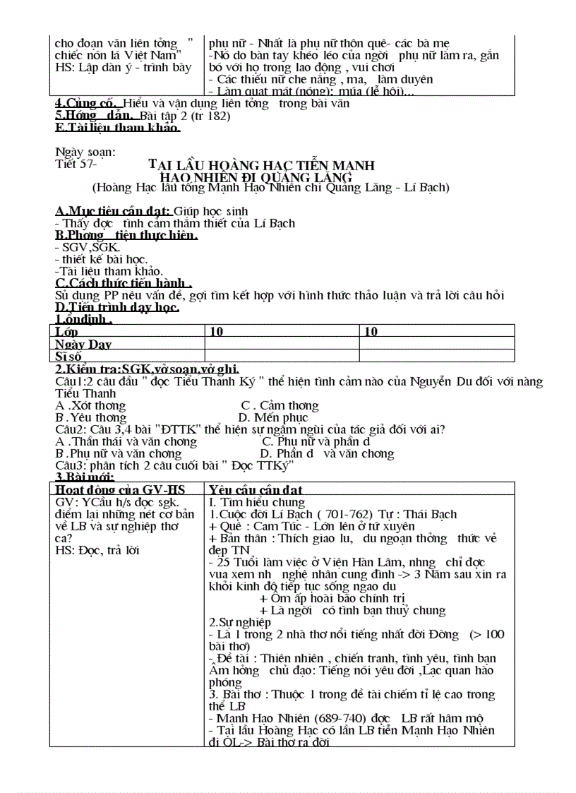 image for page Giao an 10 nang cao tron bo