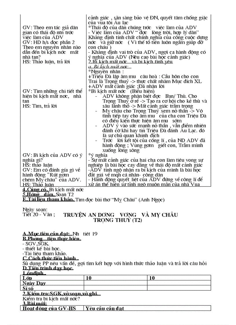 image for page Giao an 10 nang cao tron bo doc