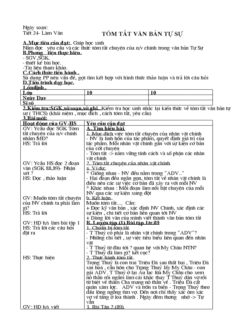 image for page Giao an 10 nang cao tron bo doc